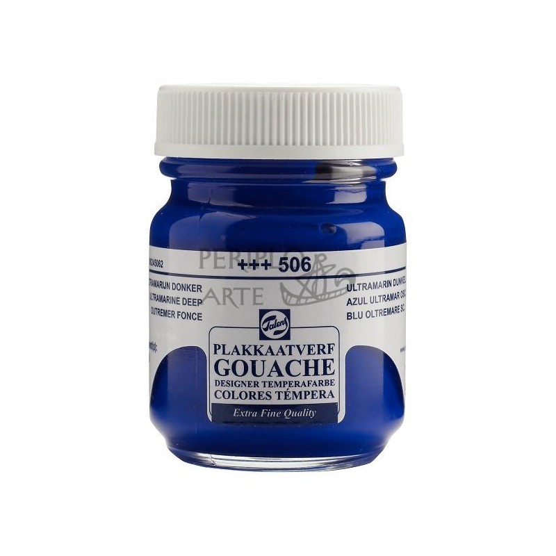 Gouache témpera Talens 50ml azul ultramar osc  506