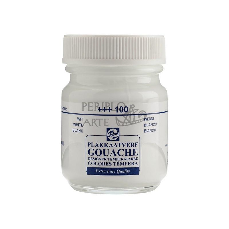 Gouache témpera Talens 50 ml blanco 100