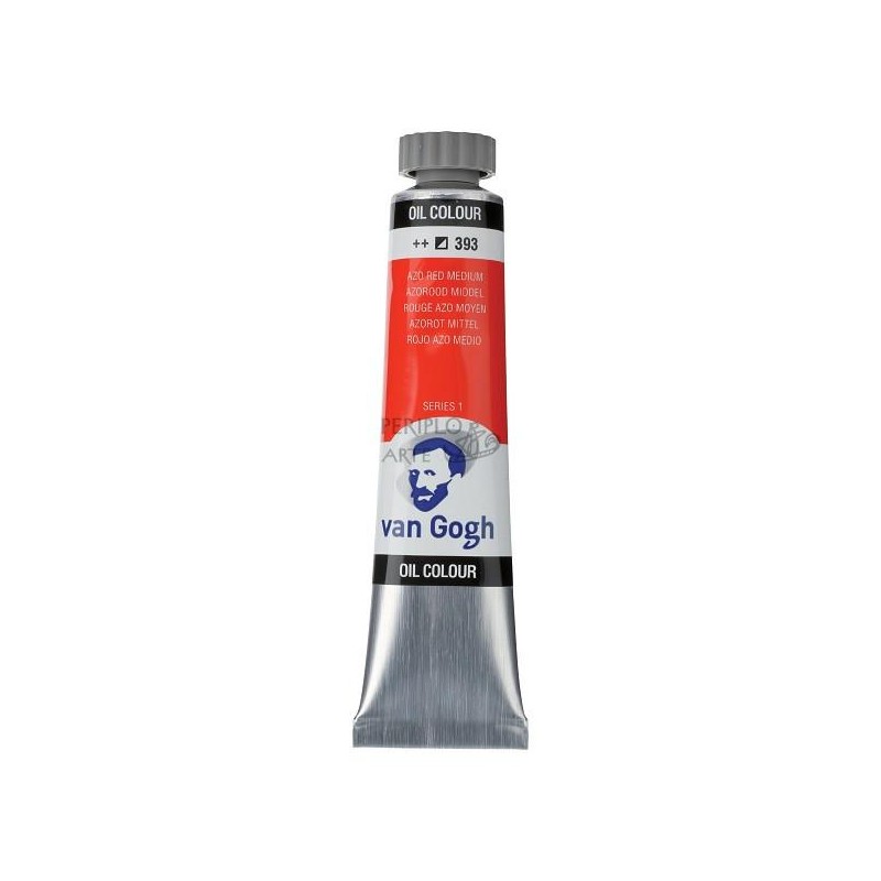 Óleo Van Gogh 20ml rojo azo medio 393