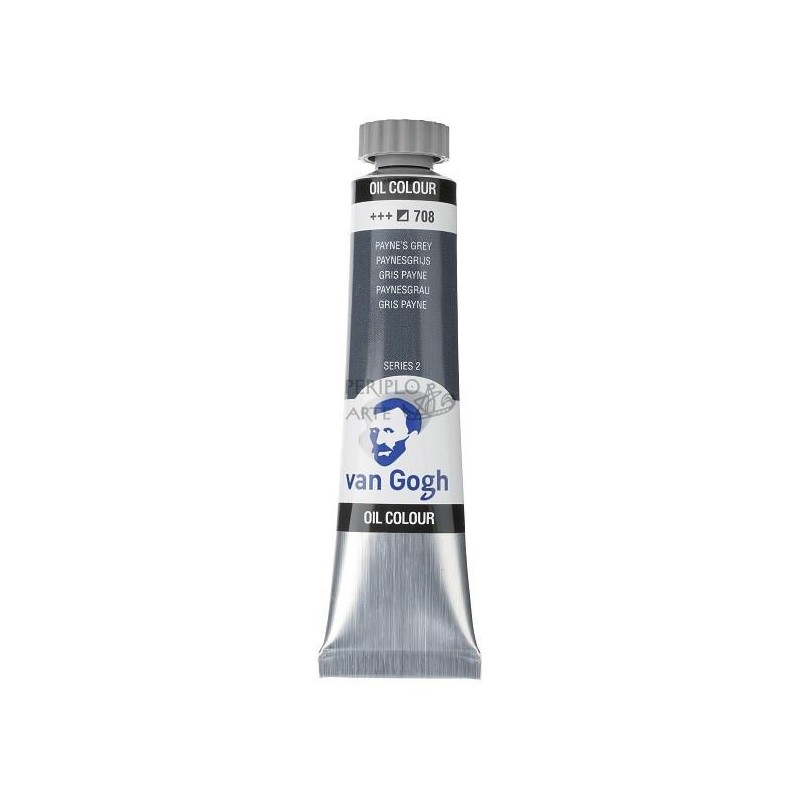 Óleo Van Gogh 20ml gris Payne 708