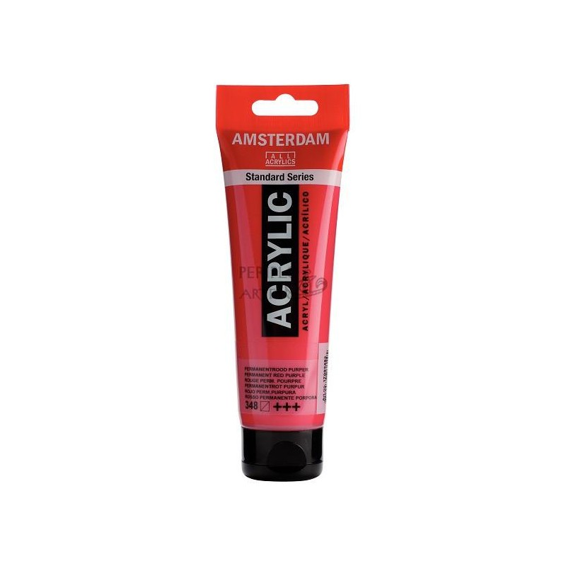 Acrílico Amsterdam 120ml rojo perm  púrpura 348