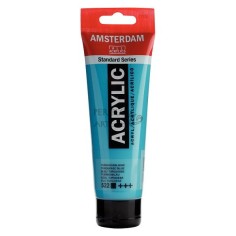 Acrílico Amsterdam 120ml azul turquesa 522