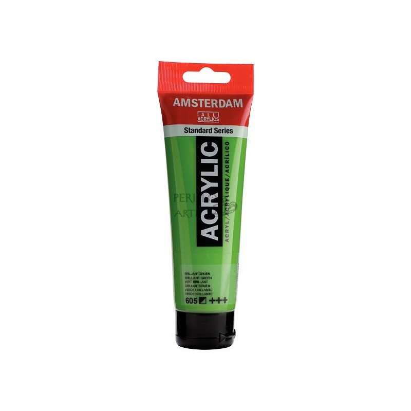 Acrílico Amsterdam 120ml verde brillante 605