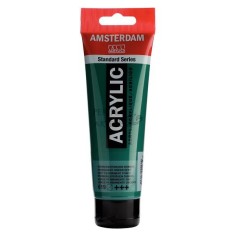 Acrílico Amsterdam 120ml verde perm  oscuro 619